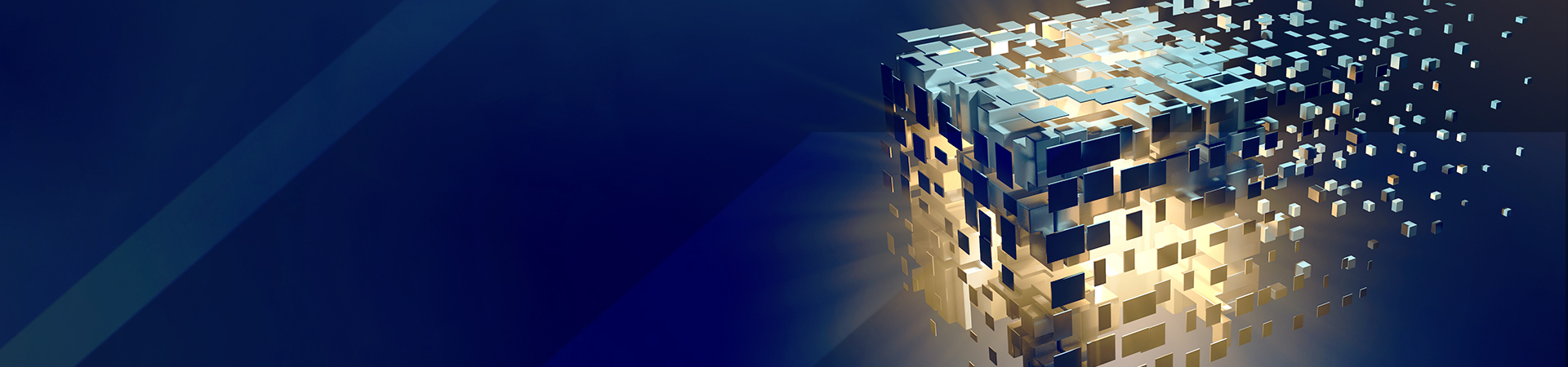 Abstract digital cube