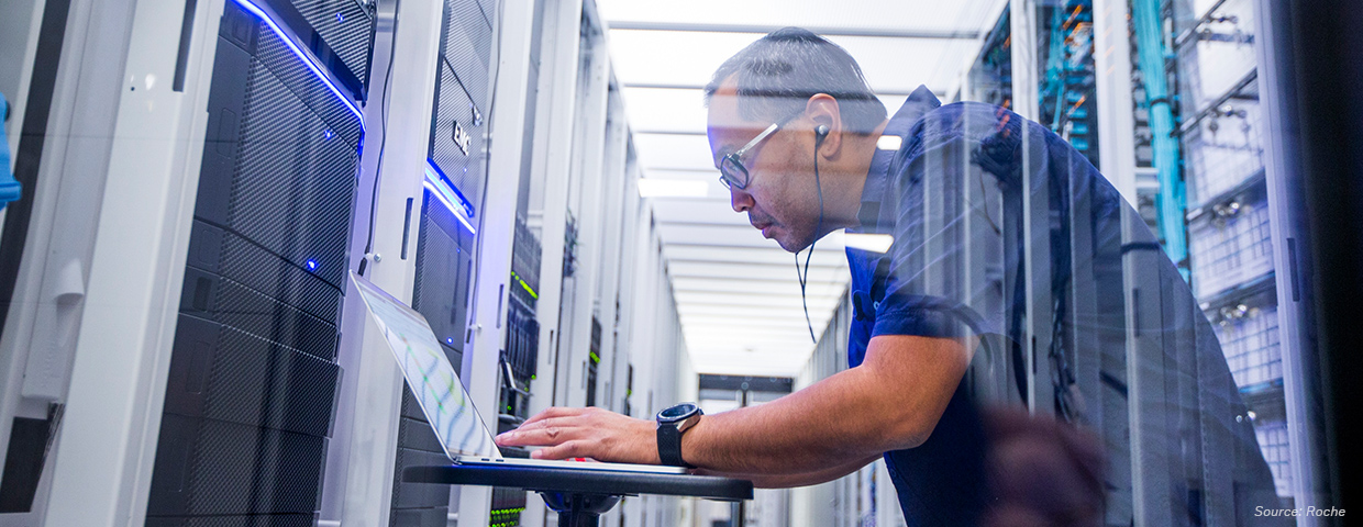 A Roche IT worker in the San Francisco headquarters
