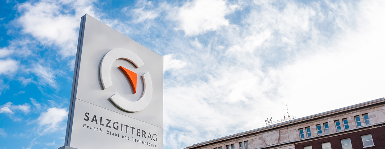 Salzgitter AG sign and building