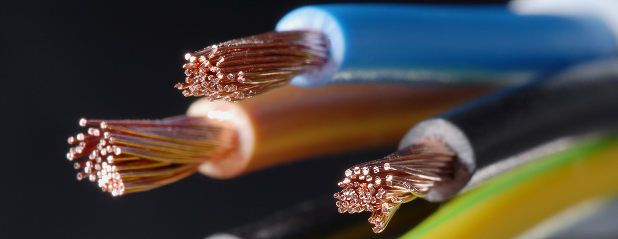 Macro detail of some cables