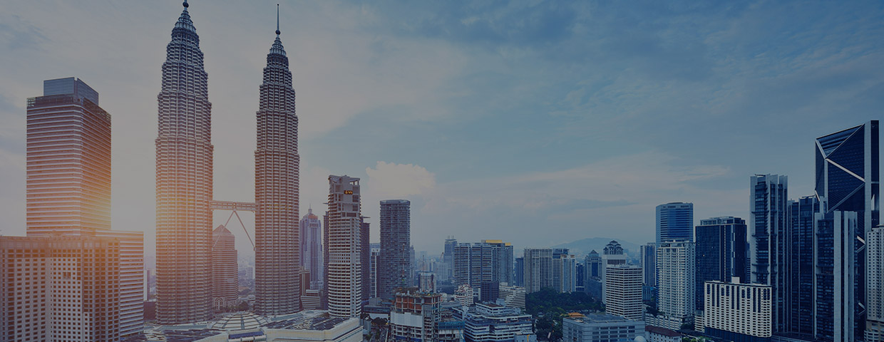 City Skyline of Kuala Lumpur Malaysia