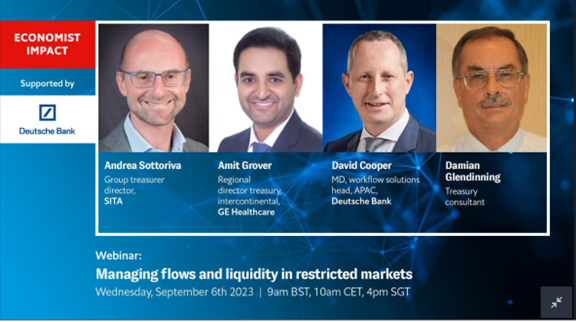 Economist Impact Webinar: Managing flows and liqudity in restricted markets