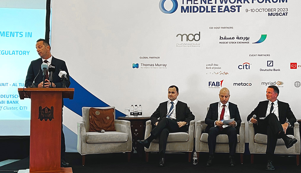 Panelists on: ‘Will we see more cross border investment in GCC markets and what are the agent bank/provider and regulatory requirements required?’