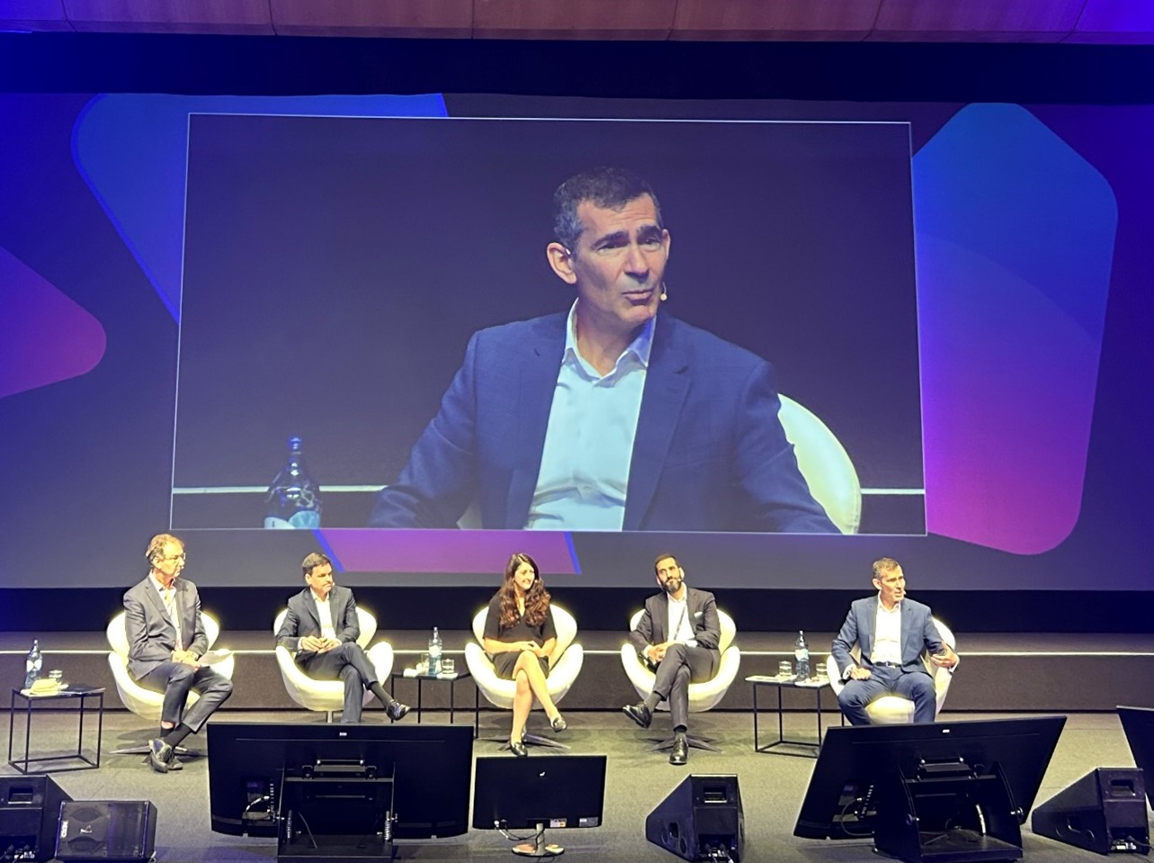 Deutsche Bank’s Dean Sposito speaking during the “How to counter the consolidation in correspondent banking relationships?” panel at EBAday 2024