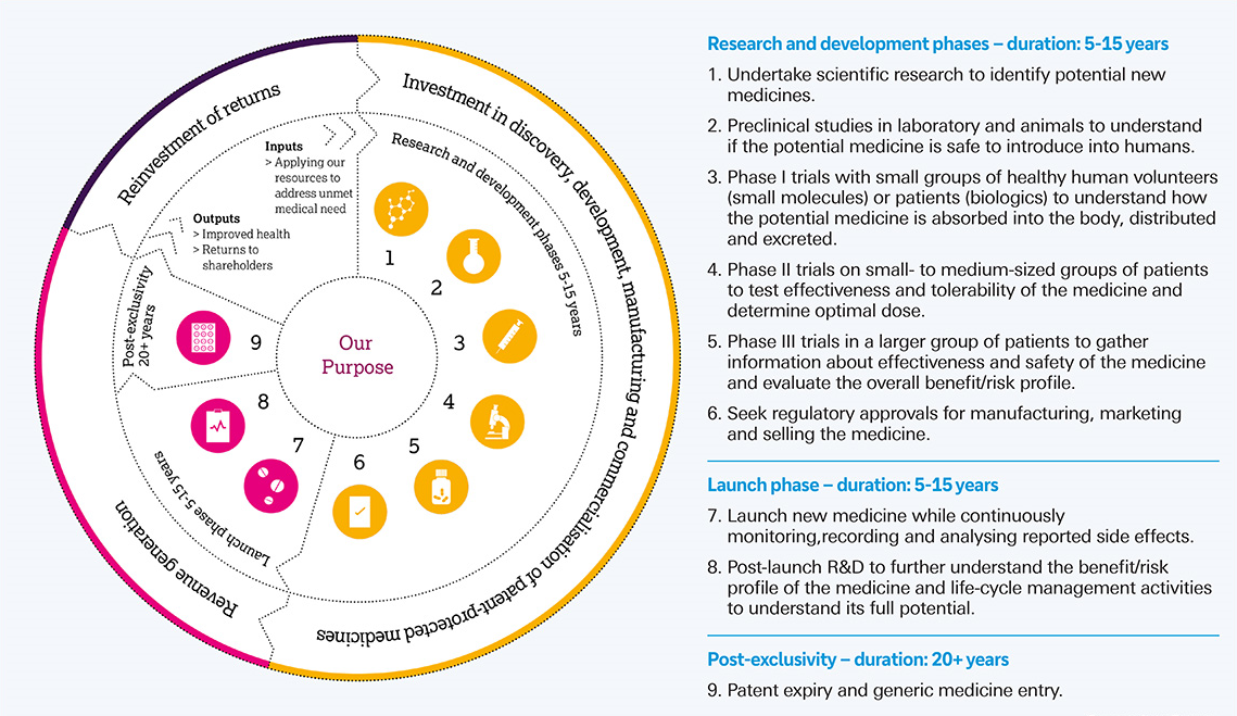 Figure 2: Summary of the medicine business model