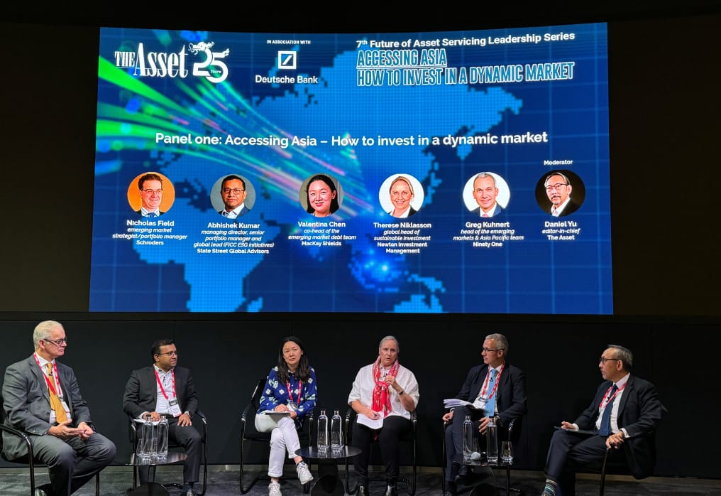 Panellists at The Asset’s 7th Future of Asset Servicing Leadership series – Accessing Asia – how to invest in a dynamic market