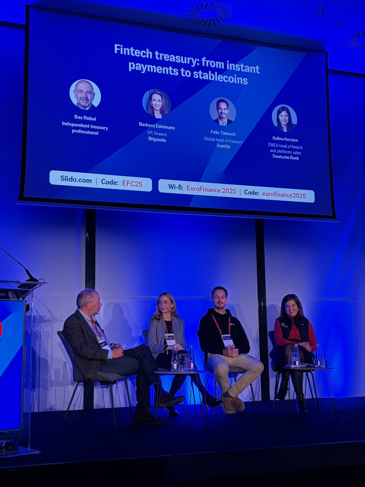 Fintech session: Fintech treasury: from instant payments to stablecoins