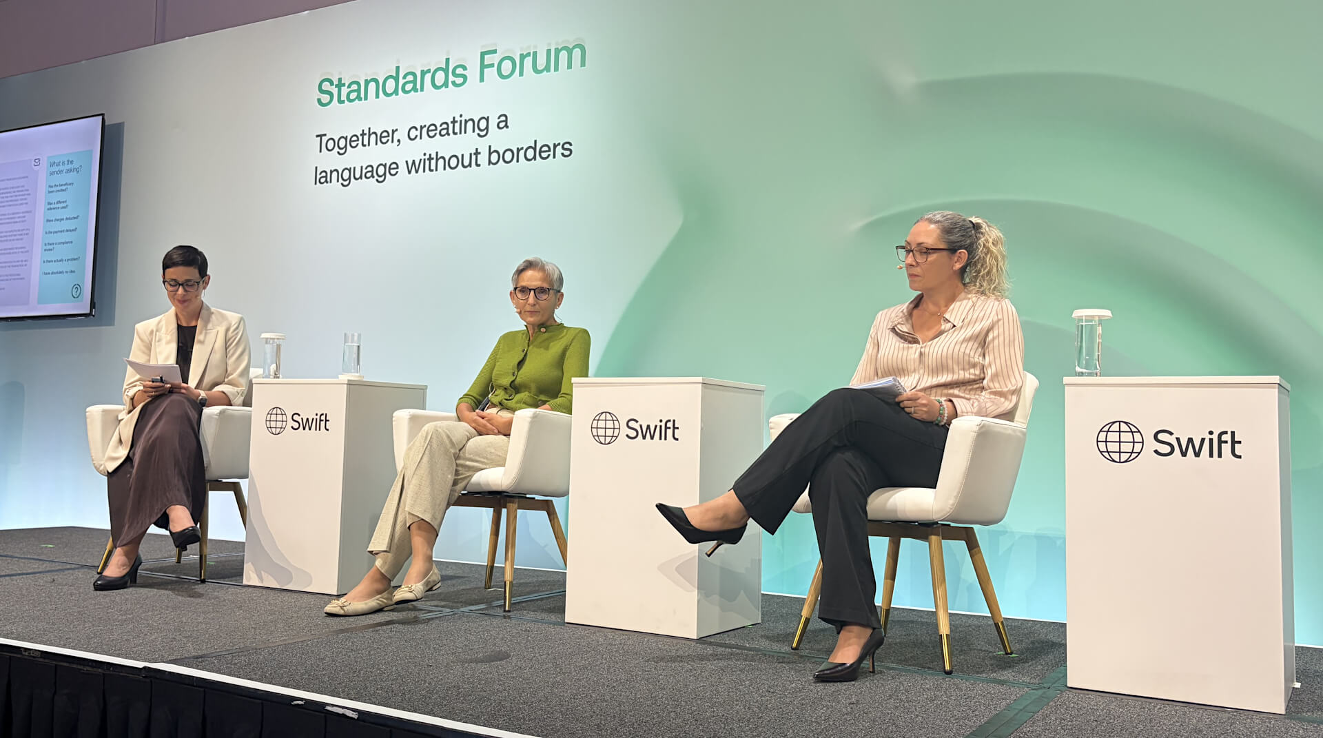 Second moderated Standard forum discussion panel at Sibos