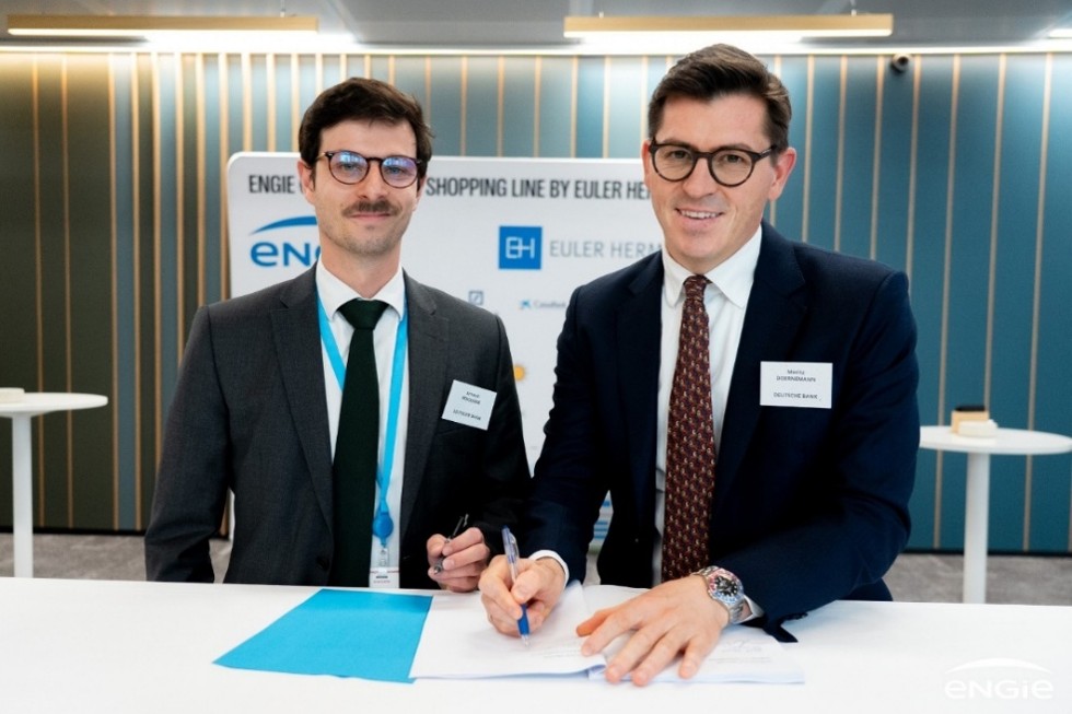 Left to right: Arnaud Peroueme, Structured Trade and Export Finance at Deutsche Bank in Paris; Moritz Doernemann, Global Head of Structured Trade and Export Finance at Deutsche Bank